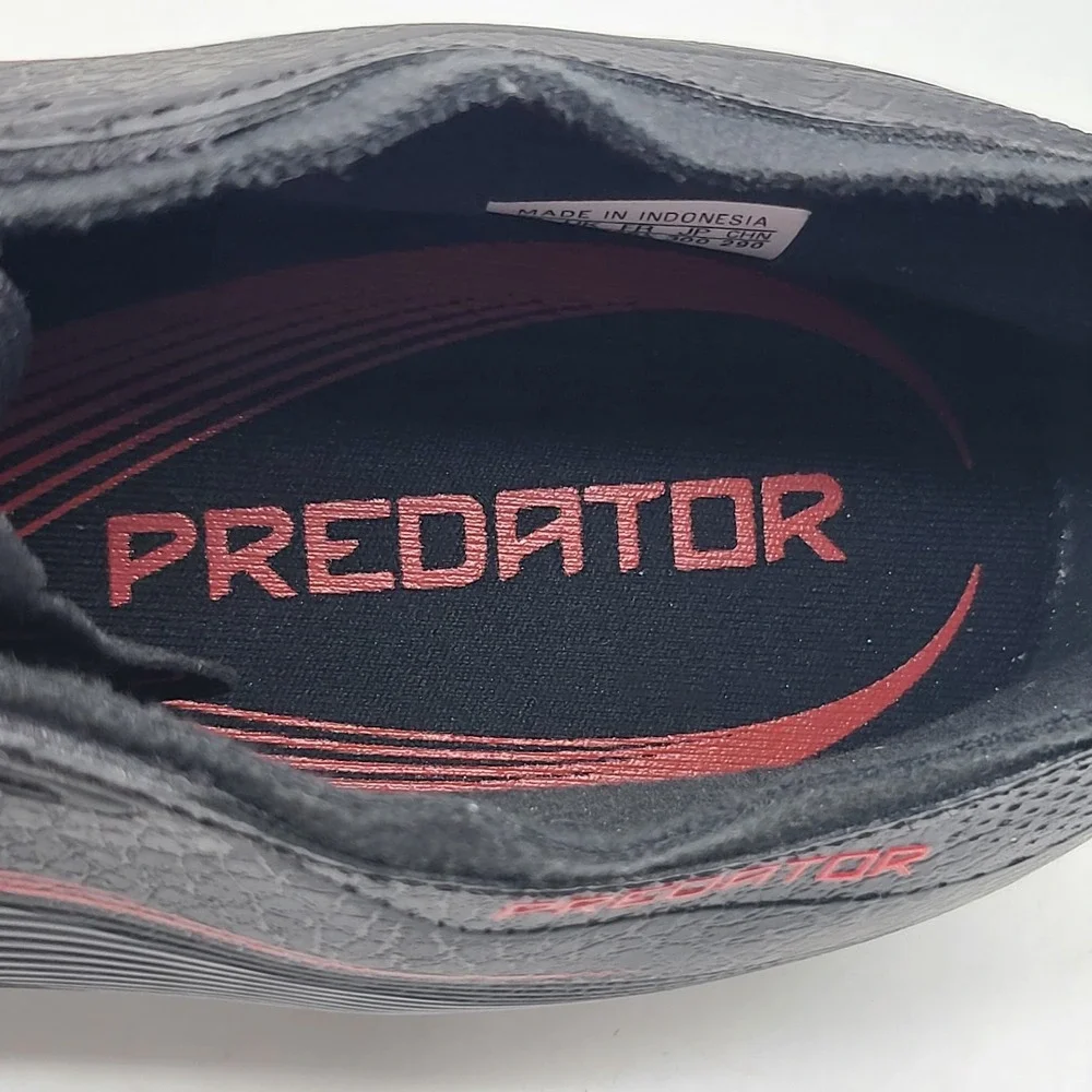 Adidas Predator‎ League FG MG Mens 12 Black Red Soccer Cleats ID1328 NWOB